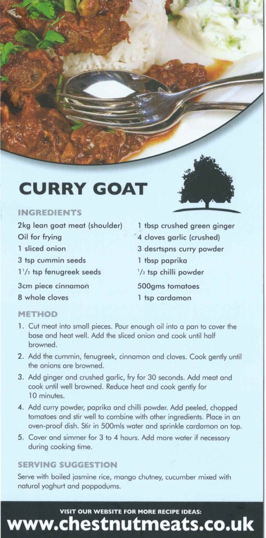 Goat Curry recipe